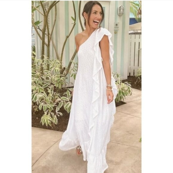 Free People Elisa Maxi Dress Blue Medium NWT - Picture 3 of 11